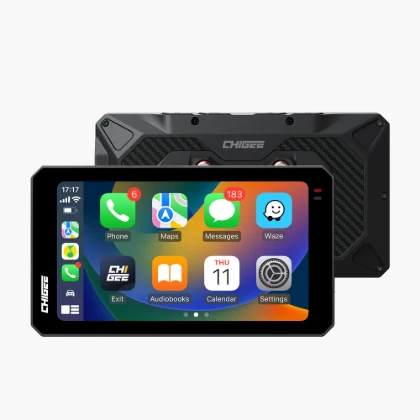 TELA MULTIMIDIA CAR PLAY PARA MOTO AIO 6 MAX