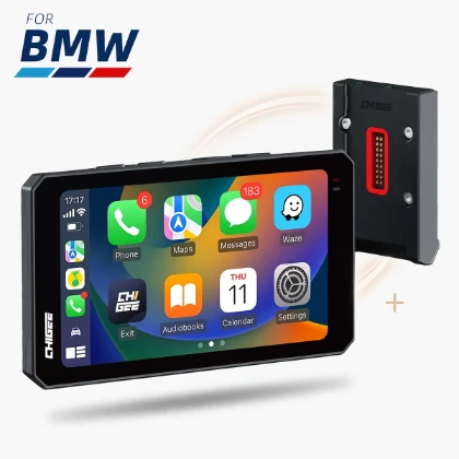 KIT AIO 6 MAX + SUPORTE BMW + PAR CAMERAS 60FPS